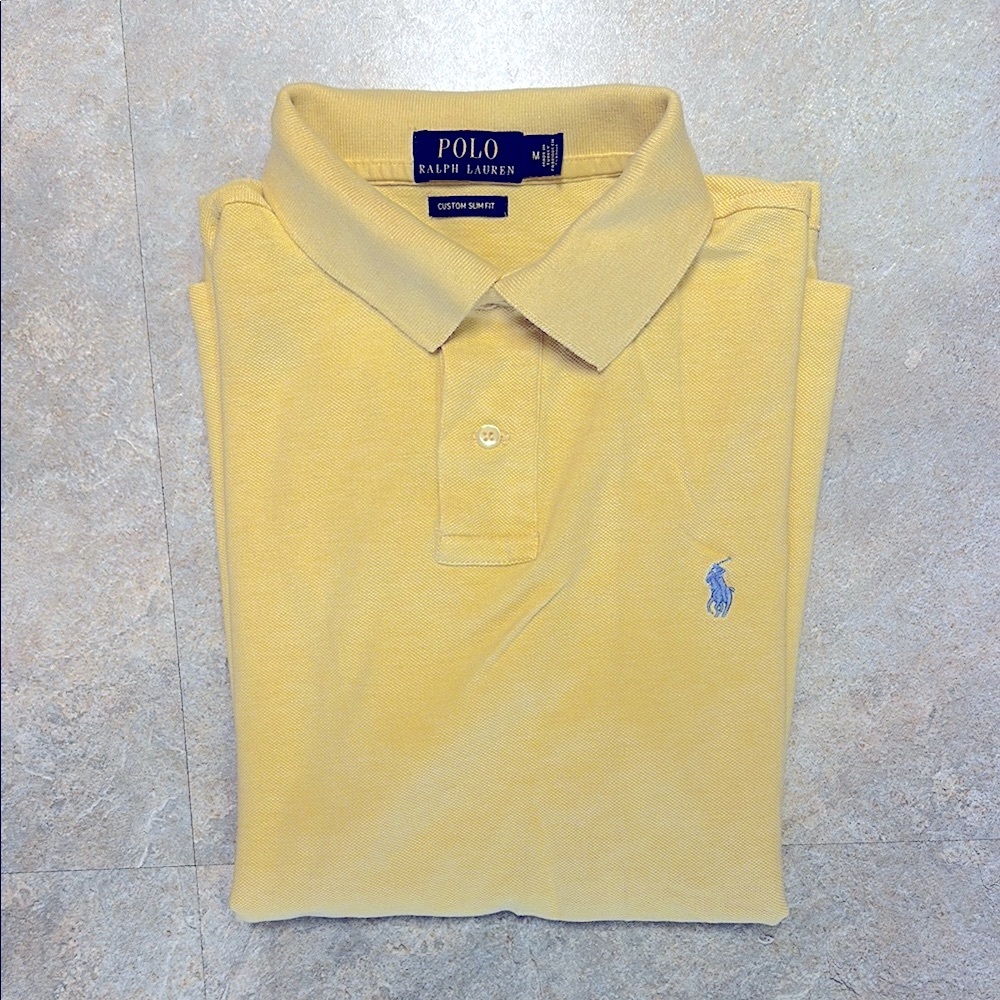 Ralph Lauren Men's Yellow Polo Shirt